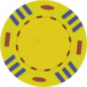 Jetons de poker STRIPES - en Clay Composite – rouleau de 25 jetons – 14 g