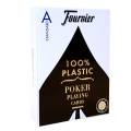 Fournier "TITANIUM SERIES" standard - Jeu de 55 cartes 100% plastique – format poker - 4 index standards