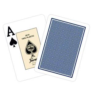 Fournier "TITANIUM SERIES" Jumbo - Jeu de 55 cartes 100% plastique – format poker - 2 index Jumbo