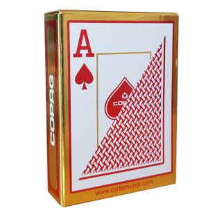 Set di 12 mazzi di carte Copag "TEXAS HOLD'EM GOLD" - 11 giochi + 1 gioco OMAGGIO