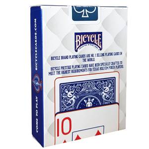 Duo Pack Bicycle "PRESTIGE" - 2 juegos de 55 cartas 100% Plástico - formato póker - 2 índices jumbo