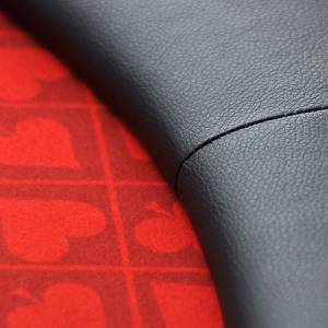 Topo da mesa de pôquer "NO LIMIT RED" - 200 cm x 100 cm - dobrável - para 10 jogadores