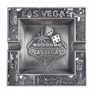 Metal ashtray "LAS VEGAS"