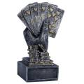 Trofeo de póker "ROYAL FLUSH" de resina
