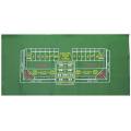 Tapis de Craps en feutrine - 174x84 cm