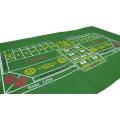Craps mat "CASINO STYLE" - made of felt - 174x84 cm - can be placed or stapled