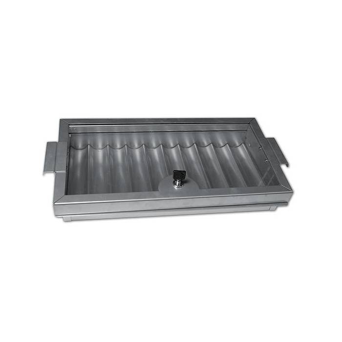 Rack de rangement en métal pour 600 jetons de poker - fermeture à clé - 12 colonnes