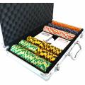 Mallette de 300 jetons de Poker "CROWN" - Version TOURNOI - en Clay composite 14 g - avec accessoires
