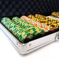 "500 Poker Chips Set "CROWN" - TOURNAMENT version - made of 14g clay composite - with accessories"