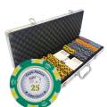 500 "CROWN" Poker Chips Tournament Edition - made of 14g clay composite - with accessories