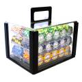 Bird Cage of 600 "CROWN" Poker Chips - TOURNAMENT Version - in 14g clay composite.