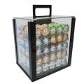 "1000 'CROWN' poker chip Bird Cage - CASH GAME version - made of 14g clay composite"