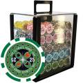 Vogelkäfig mit 1000 Pokerchips "ULTIMATE POKER CHIPS" - TURNIER-Version - ABS-Einsatz mit Metallkerngewicht 12 g.