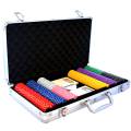 Valigetta da 300 fiches da poker "SUITED COLOR" - in ABS con inserto metallico da 12 g - con accessori