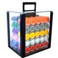 Bird Cage of 1000 "SUITED" Poker Chips - made of 12g ABS with metal insert - includes accessories.