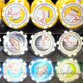 600 "WELCOME LAS VEGAS" poker chip Bird Cage - TOURNAMENT version - ABS metal insert 12 g.