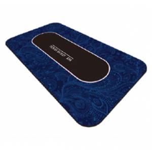 Tappeto da poker "FLORÉAL" - rettangolare - 180 x 90 cm - 10 posti - jersey neoprene