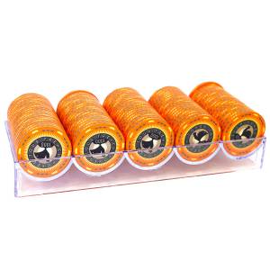 CLASSIC Storage Rack for 100 poker chips - acrylic - 5 x 20 poker chips - without cover