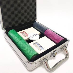 Valigetta da 100 fiches da poker "THE SHARK" - in ceramica 10g ESCLUSIVA CARTES PRODUCTION