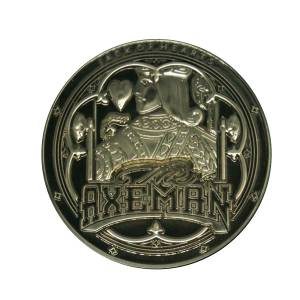 Card guard "THE AXEMAN" – 45mm - en métal - EDITION LIMITÉE