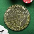 Ochraniacz do kart "POKER JUNKIE" - 45 mm - metalowy - EDYCJA LIMITOWANA