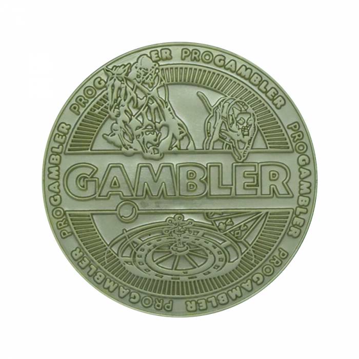 Guarda de cartas "PRO GAMBLER" - 45mm - de metal - EDICIÓN LIMITADA