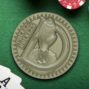 Salva carte "POCKET ROCKETS" - 45mm - in metallo - EDIZIONE LIMITATA