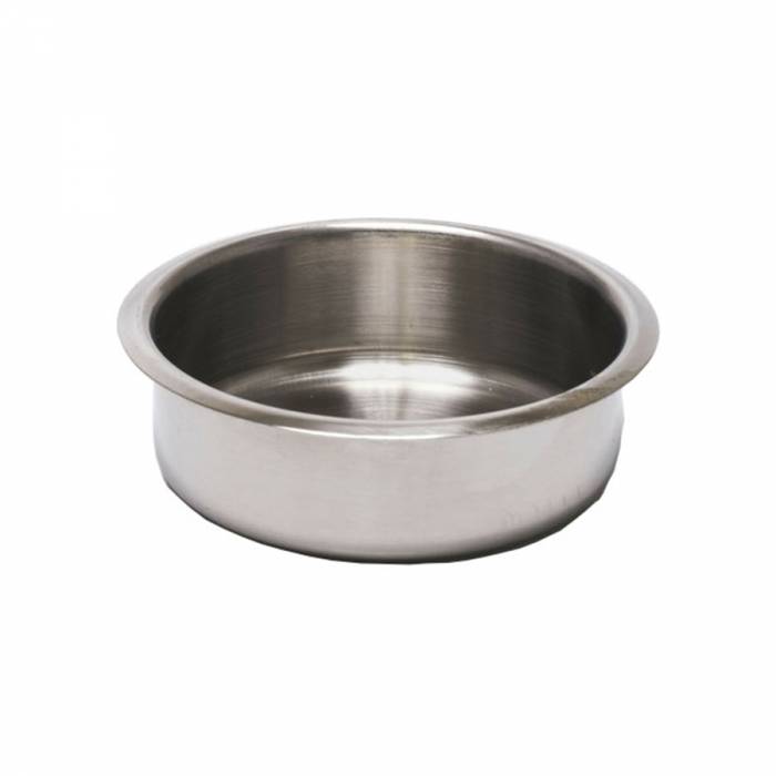 Portavasos "PLAT" jumbo - de acero inoxidable para mesa de póker - 90 mm x 25 mm.