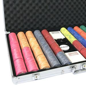 Mallette de 1000 jetons de poker «Série 1 - Euro» - en céramique 10 g  EXCLUSIVITÉ CARTES  PRODUCTION
