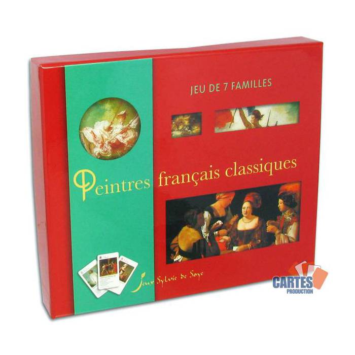 Jeu des 7 familles Les Peintres Français Classiques - Jeu de 42 cartes