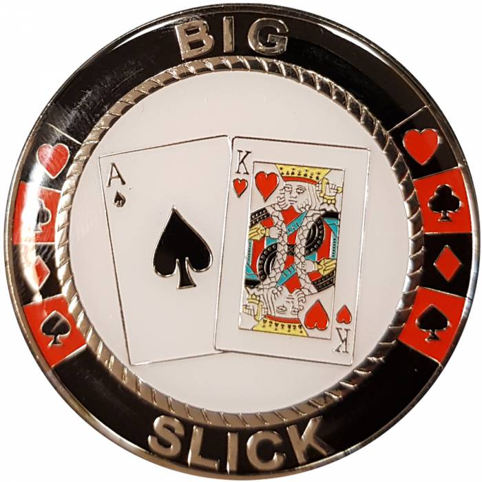 Card-Guard "BIG LICK - BIG SLICK" - en métal –  50mm de diamètre