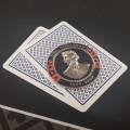 Card-Guard "DOC HOLLIDAY" - in metal - 2 different sides - 50mm in diameter