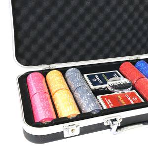 Mallette Premium de 300 jetons de poker «Série 2 - Euro» - en céramique 10 g  EXCLUSIVITÉ CARTES  PRODUCTION