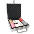 Pokerchipsset med 100 marker "Serie 1 - Centimes" - i keramik 10 g  EKSLUSIVT KORT  PRODUKTION