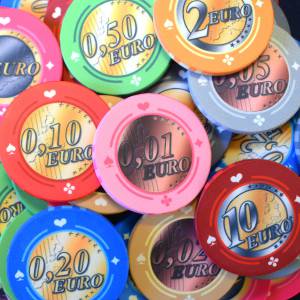 Mallette de 200 jetons de poker «Série 1 - Centimes» - en céramique 10 g  EXCLUSIVITÉ CARTES  PRODUCTION