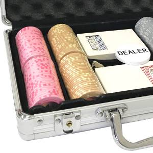 200 chips poker set "Series 1 - Cents" - in 10 g ceramic EXCLUSIVE TO CARTES PRODUCTION