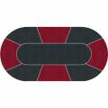 Tapis de Poker "VICTORIAN" - ovale - 3 tailles - 0/8/10 joueurs - jersey néoprène