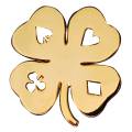 Kartenhalter "4 LEAF" - aus Metall - Durchmesser 50 mm