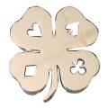 Card-Guard "4 LEAF" - metal - 50mm in diameter