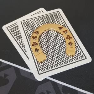 Card-Guard "HORSE SHOE" - em latão - 50mm de diâmetro