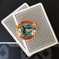 Card-Guard "I AM A SHARK !" - in ottone - diametro 40 mm.