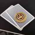Brass "TEXAS HOLD'EM" Card-Guard - 38mm - in a plastic case