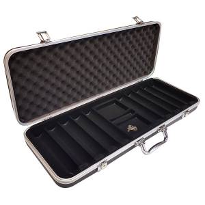 Aufbewahrungskoffer "SUITCASE 500" für 500 Pokerchips - Kunststoff-Interieur