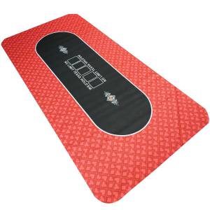 Tappetino da poker "NO LIMIT UNI" - rettangolare - 180 x 90 cm - 10 posti - in jersey di neoprene