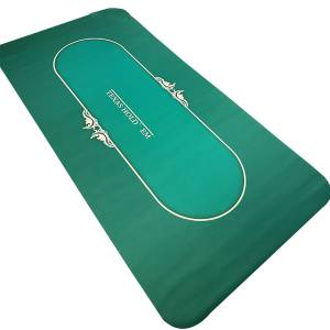Pokrowiec do pokera "HOLD EM" - prostokątny - 180 x 90 cm - 10 miejsc - jersey neoprenowy.