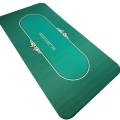 Poker tafelkleed "HOLD EM" - rechthoekig - 180 x 90 cm - 10 plaatsen - neopreen jersey.