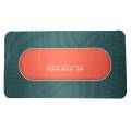 "Poker Tablecloth "LEAF" - rectangular - 180 x 90 cm - 10 seats - neoprene jersey"