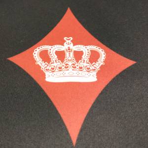 Poker mat "ECLIPSE" - round - 90 cm - 8 seats - neoprene jersey