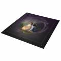 Tapete de cartomancia "ASTRO GÉMEOS" - jersey de neoprene - quadrado - 80 x 80 cm