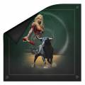 "ASTRO BULL" Card Reading Mat - neoprene jersey - square - 80 x 80 cm